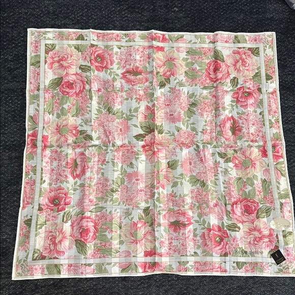 Yves Saint Laurent Accessories - YSL Floral Patterned Handkerchief/Scarf